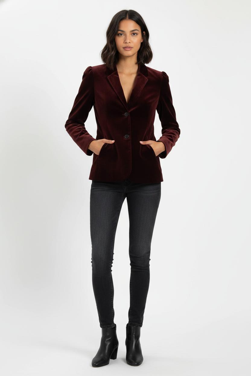 Veste Bordeaux - Taille XS/34 de la marque Pablo | PARAD103073 - Vendu par Paradigme - Image 1
