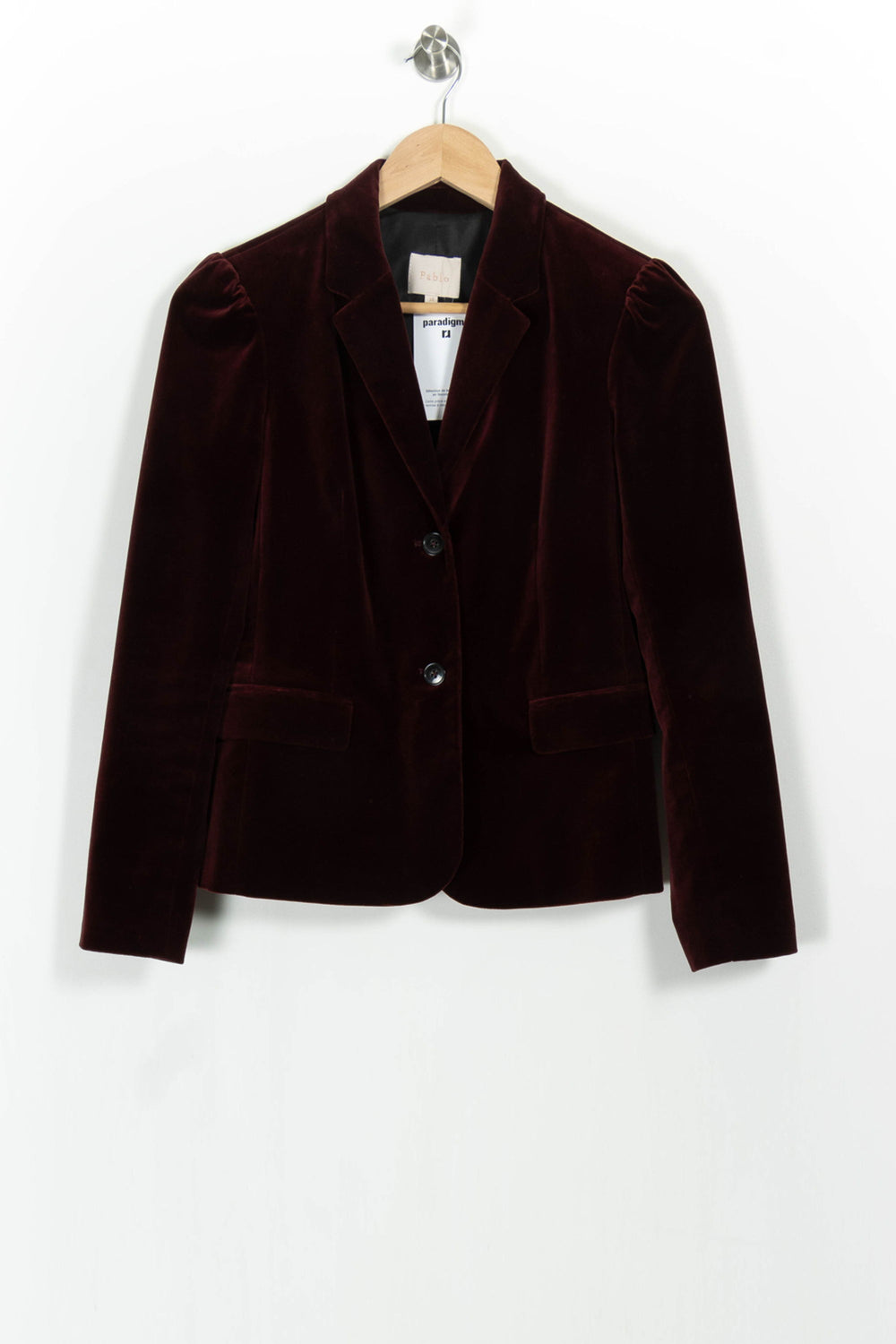Veste Bordeaux - Taille XS/34 de la marque Pablo | PARAD103073 - Vendu par Paradigme - Image 2