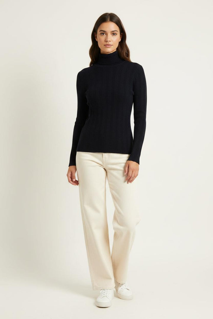 Pull Col Roulé Bleu - Taille XS/34 de la marque Sessùn | PARAD103075 - Vendu par Paradigme - Image 1