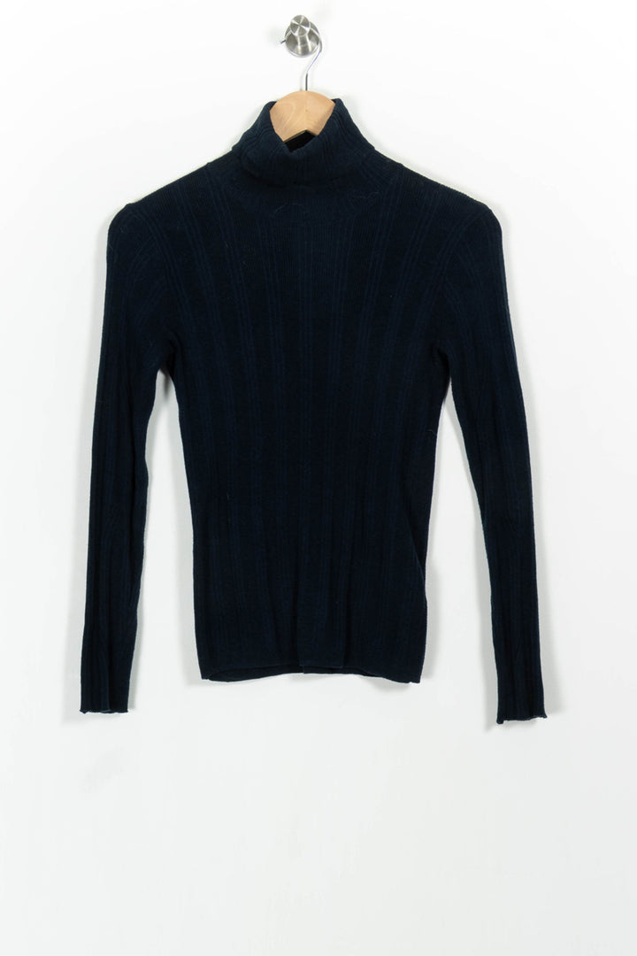 Pull Col Roulé Bleu - Taille XS/34 de la marque Sessùn | PARAD103075 - Vendu par Paradigme - Image 2