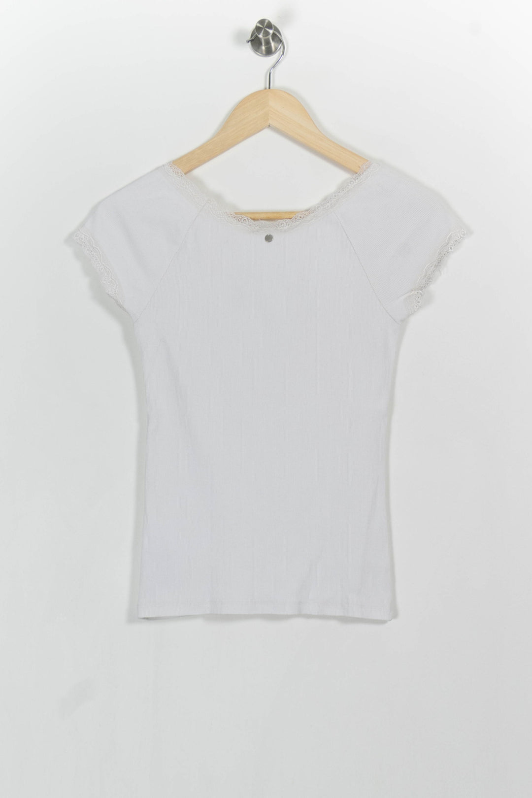Tee-shirt Blanc - Taille XS/34 de la marque IKKS | PARAD103076 - Vendu par Paradigme - Image 4