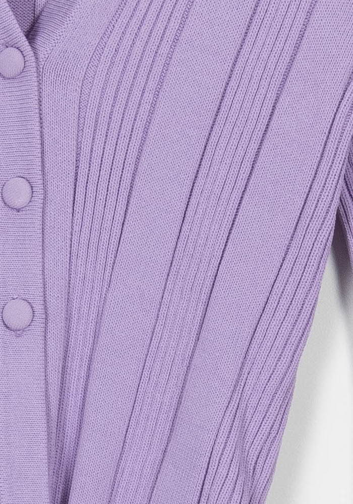 Cardigan Violet - Taille S/36 de la marque Suncoo | PARAD103079 - Vendu par Paradigme - Image 3