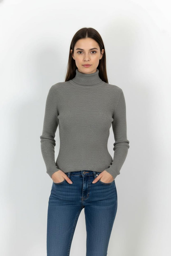 Pull Col Roulé Beige - Taille XS/34 de la marque Kookai | PARAD103083 - Vendu par Paradigme - Image 1