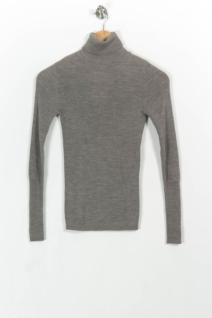 Pull Col Roulé Beige - Taille XS/34 de la marque Kookai | PARAD103083 - Vendu par Paradigme - Image 2
