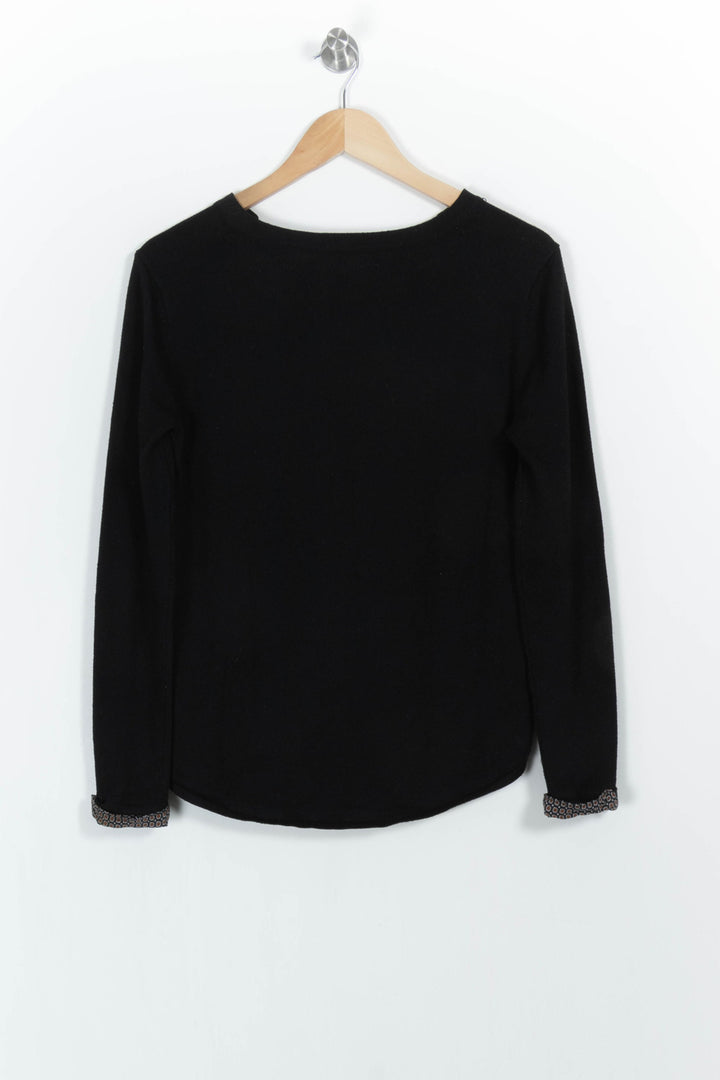 Pull Noir et Beige - Taille M/38 de la marque La Petite Etoile | PARAD103086 - Vendu par Paradigme - Image 4