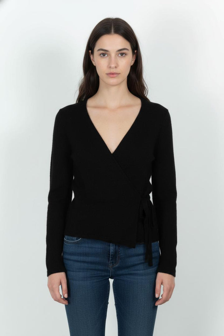 Cache-cœur Noir - Taille XL/42 de la marque La Redoute Collections | PARAD103088 - Vendu par Paradigme - Image 1