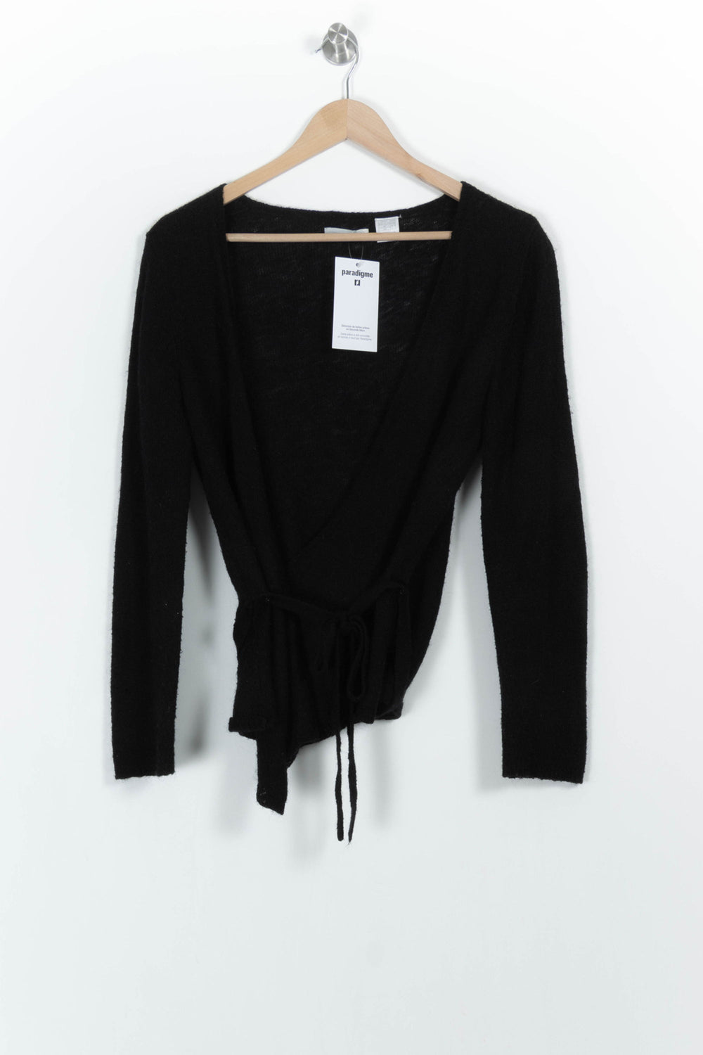 Cache-cœur Noir - Taille XL/42 de la marque La Redoute Collections | PARAD103088 - Vendu par Paradigme - Image 2