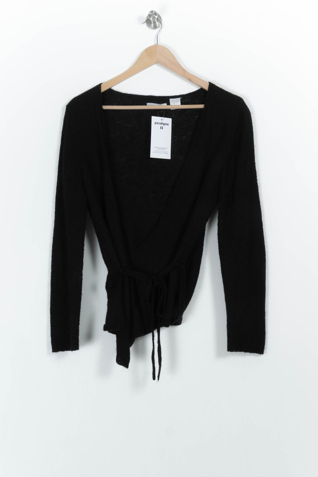 Cache-cœur Noir - Taille XL/42 de la marque La Redoute Collections | PARAD103088 - Vendu par Paradigme - Image 2