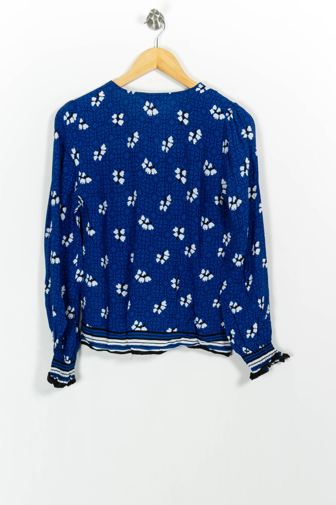 Blouse Bleue et Blanche - Taille S/36 de la marque Suncoo | PARAD103089 - Vendu par Paradigme - Image 4