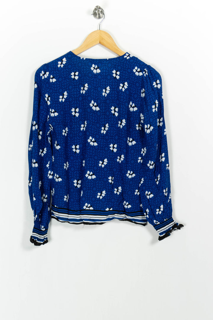 Blouse Bleue et Blanche - Taille S/36 de la marque Suncoo | PARAD103089 - Vendu par Paradigme - Image 4