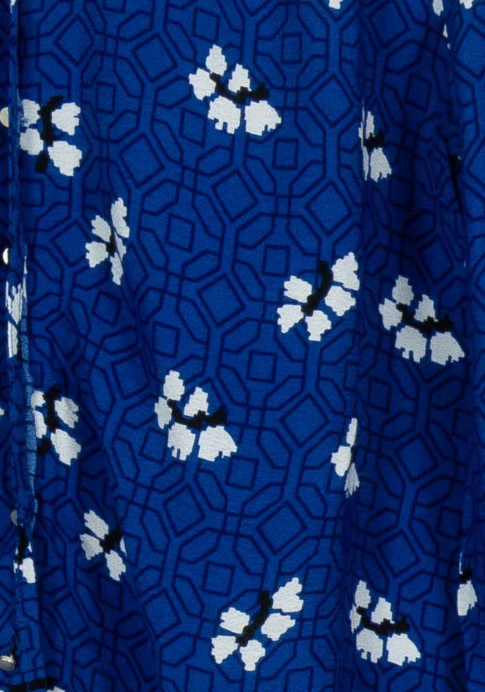 Blouse Bleue et Blanche - Taille S/36 de la marque Suncoo | PARAD103089 - Vendu par Paradigme - Image 3