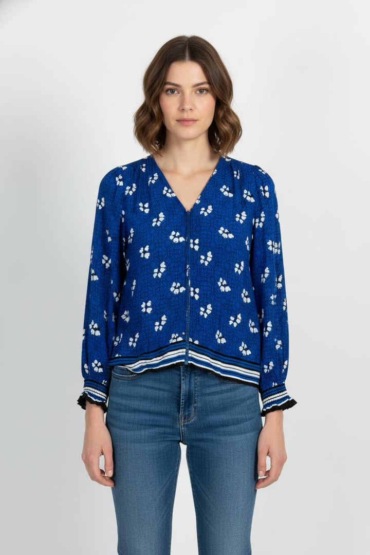 Blouse Bleue et Blanche - Taille S/36 de la marque Suncoo | PARAD103089 - Vendu par Paradigme - Image 1