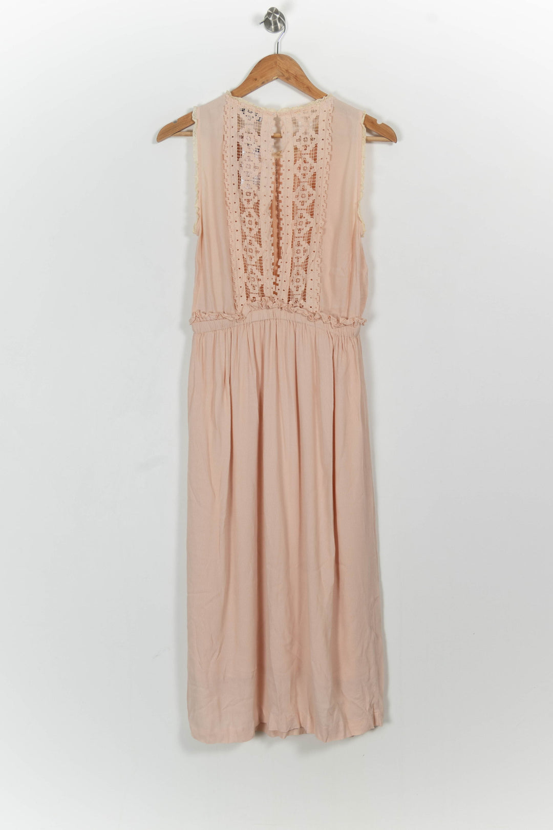 Robe Longue Rose - Taille S/36 de la marque Suncoo | PARAD103091 - Vendu par Paradigme - Image 4