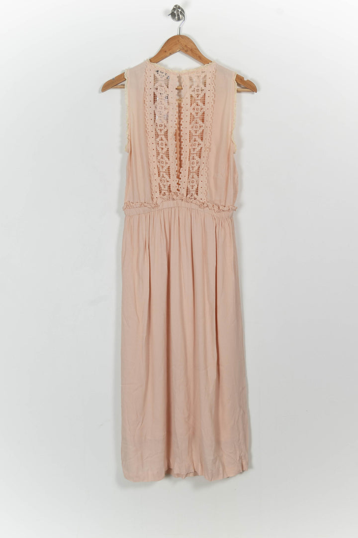 Robe Longue Rose - Taille S/36 de la marque Suncoo | PARAD103091 - Vendu par Paradigme - Image 4
