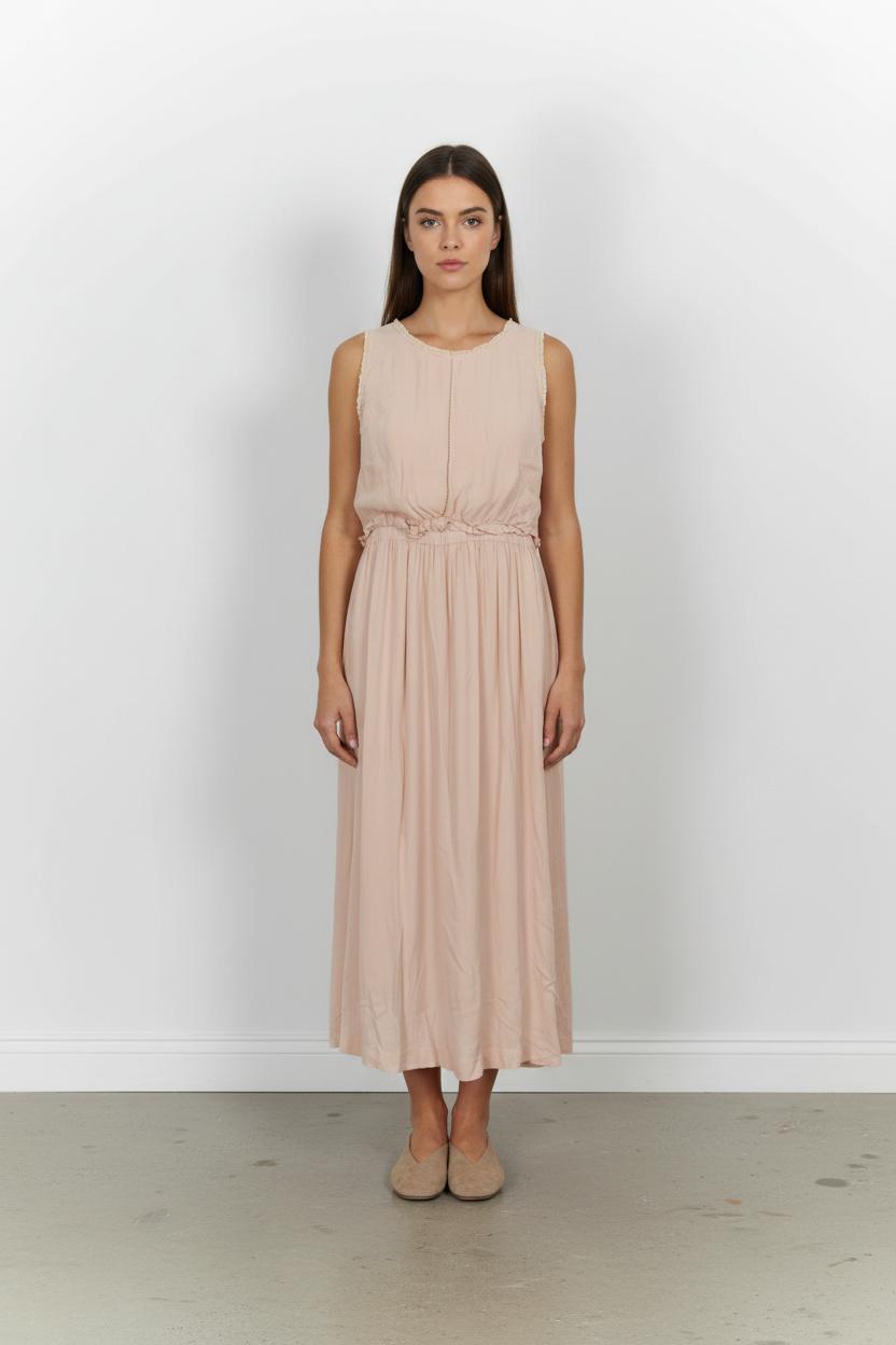 Robe Longue Rose - Taille S/36 de la marque Suncoo | PARAD103091 - Vendu par Paradigme - Image 1