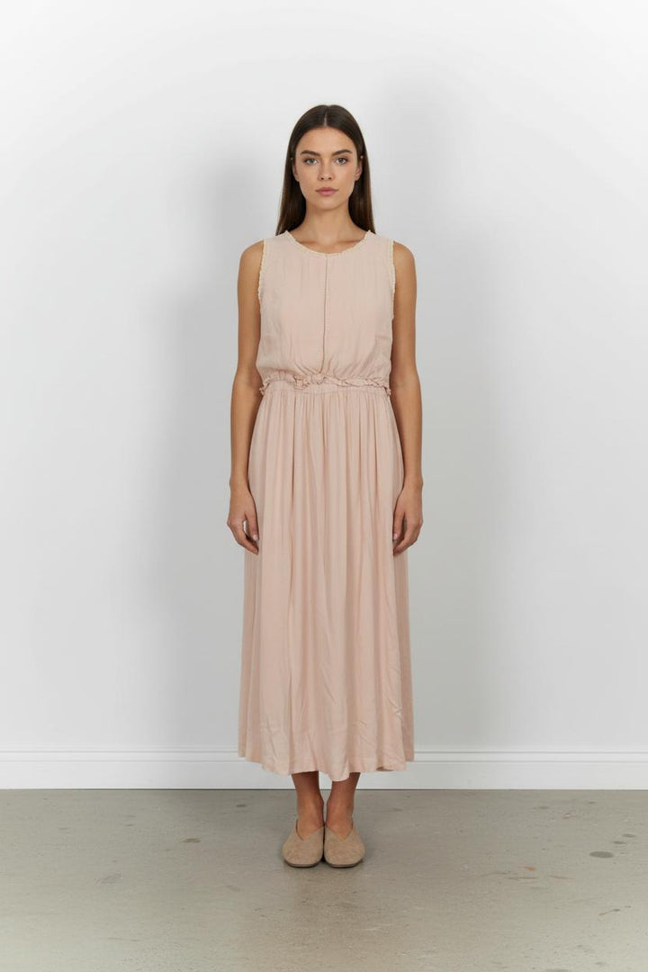 Robe Longue Rose - Taille S/36 de la marque Suncoo | PARAD103091 - Vendu par Paradigme - Image 1