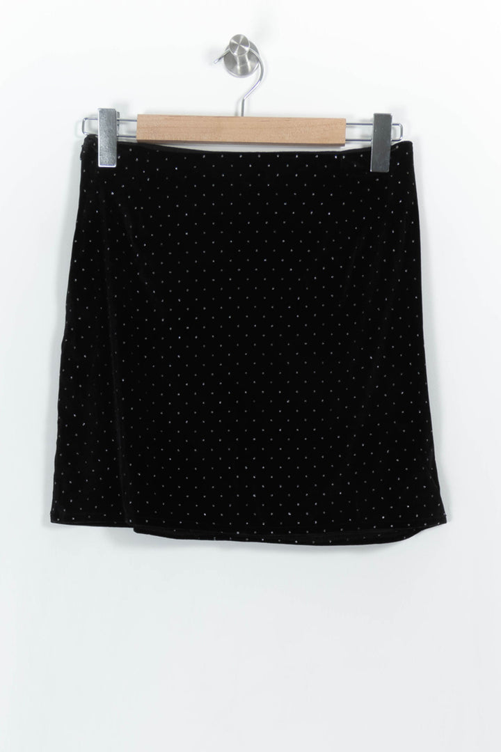 Jupe Courte Noire à Pois - Taille S/36 de la marque Karl Marc John | PARAD103104 - Vendu par Paradigme - Image 4