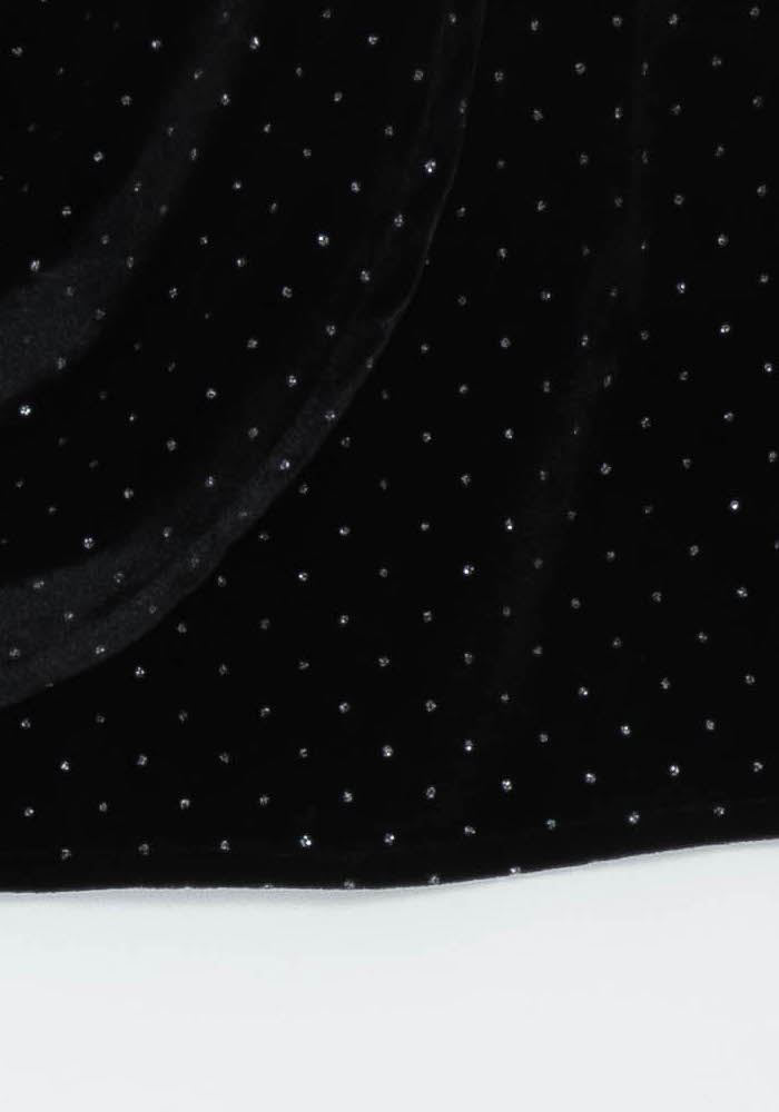 Jupe Courte Noire à Pois - Taille S/36 de la marque Karl Marc John | PARAD103104 - Vendu par Paradigme - Image 3