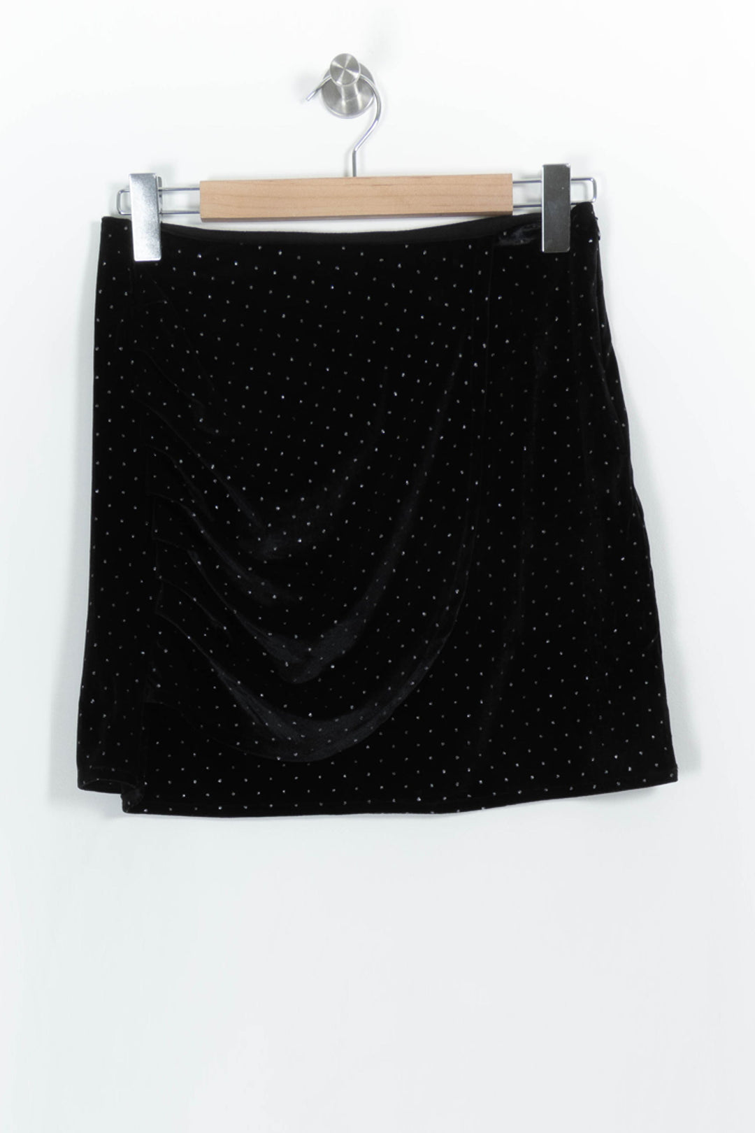Jupe Courte Noire à Pois - Taille S/36 de la marque Karl Marc John | PARAD103104 - Vendu par Paradigme - Image 2