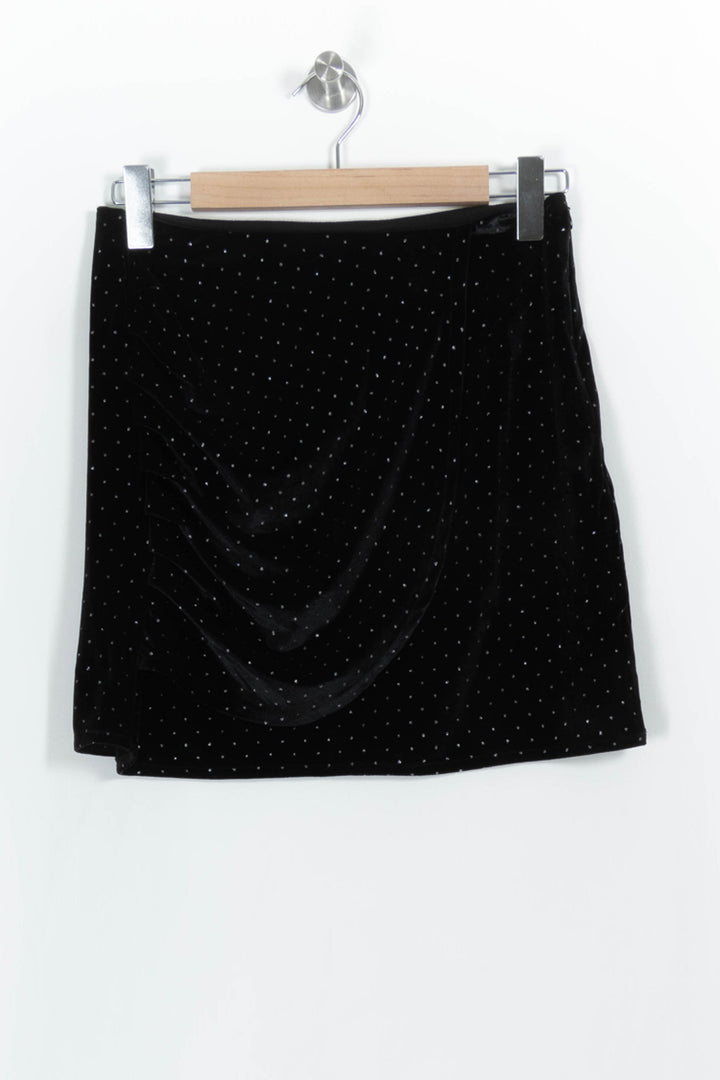 Jupe Courte Noire à Pois - Taille S/36 de la marque Karl Marc John | PARAD103104 - Vendu par Paradigme - Image 2