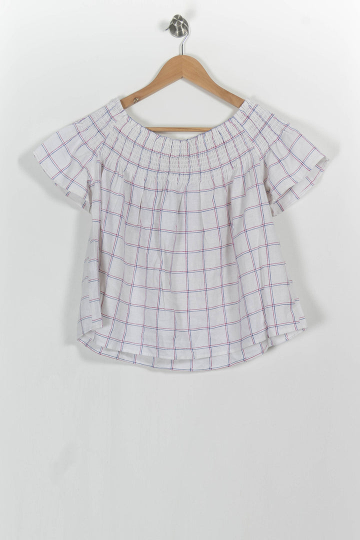 Blouse Blanche et Bleu - Taille S/36 de la marque Karl Marc John | PARAD103105 - Vendu par Paradigme - Image 4