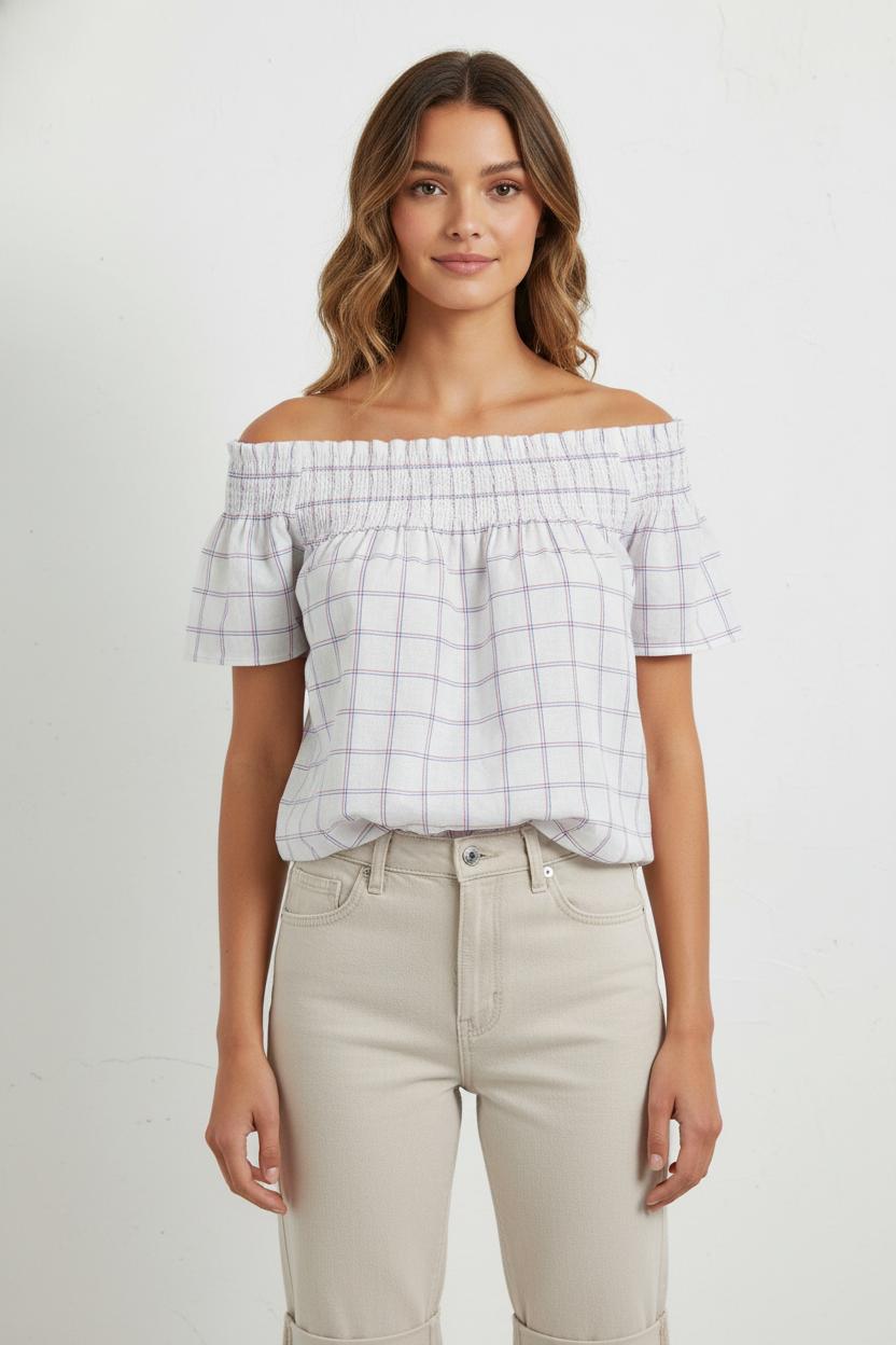 Blouse Blanche et Bleu - Taille S/36 de la marque Karl Marc John | PARAD103105 - Vendu par Paradigme - Image 1