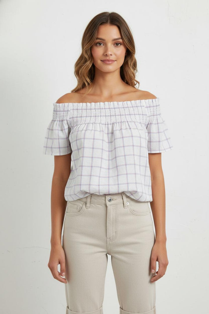 Blouse Blanche et Bleu - Taille S/36 de la marque Karl Marc John | PARAD103105 - Vendu par Paradigme - Image 1