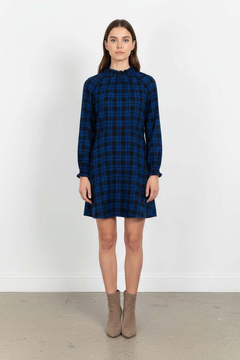 Robe Courte Bleue et Noire - Taille M/38 de la marque Maje | PARAD103109 - Vendu par Paradigme - Image 1