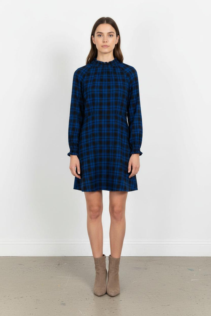Robe Courte Bleue et Noire - Taille M/38 de la marque Maje | PARAD103109 - Vendu par Paradigme - Image 1