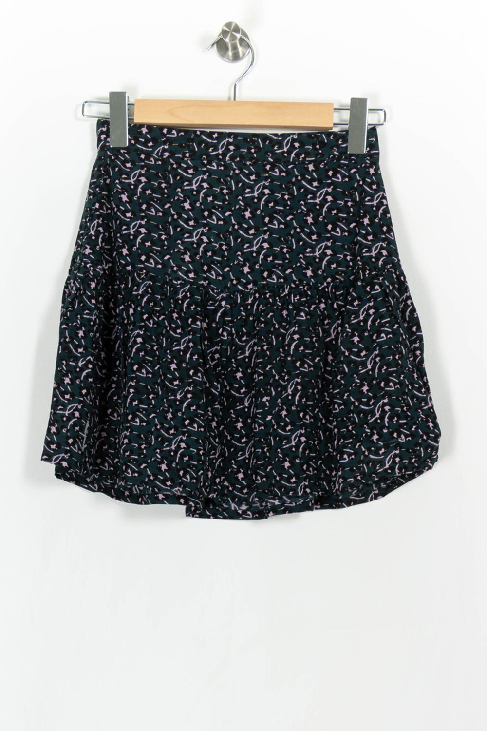 Jupe Courte Noire et Rose - Taille XS/34 de la marque Karl Marc John | PARAD103111 - Vendu par Paradigme - Image 2