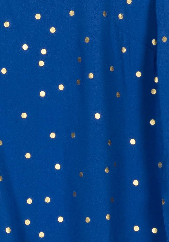 Blouse Bleue et Dorée - Taille XS/34 de la marque Karl Marc John | PARAD103114 - Vendu par Paradigme - Image 3