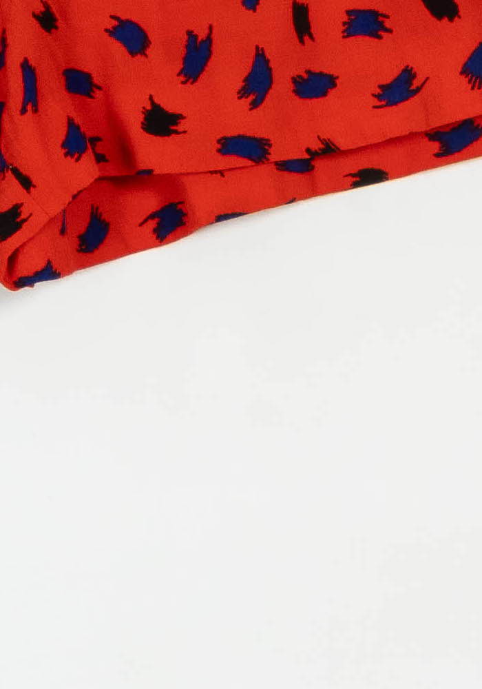 Short Rouge et Bleu - Taille L/40 de la marque Maje | PARAD103116 - Vendu par Paradigme - Image 3