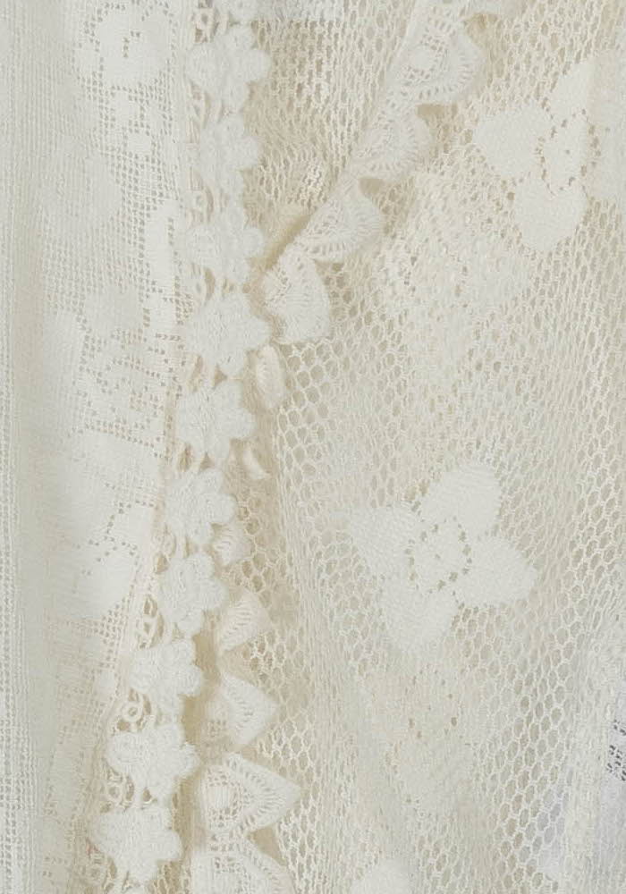 Blouse Dentelle Beige - Taille S/36 de la marque Maje | PARAD103117 - Vendu par Paradigme - Image 3