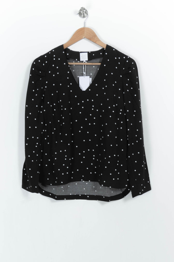 Blouse Noire et Blanche - Taille XS/34 de la marque Karl Marc John | PARAD103118 - Vendu par Paradigme - Image 2