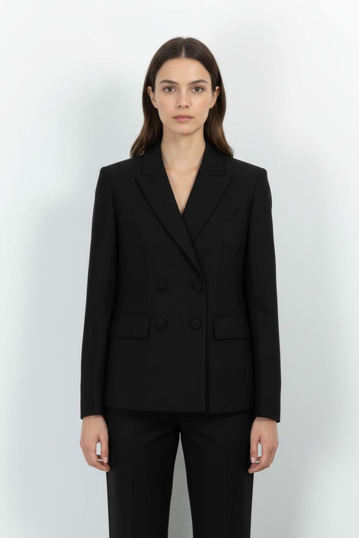 Veste Blazer Noire - Taille S/36 de la marque Maje | PARAD103120 - Vendu par Paradigme - Image 1