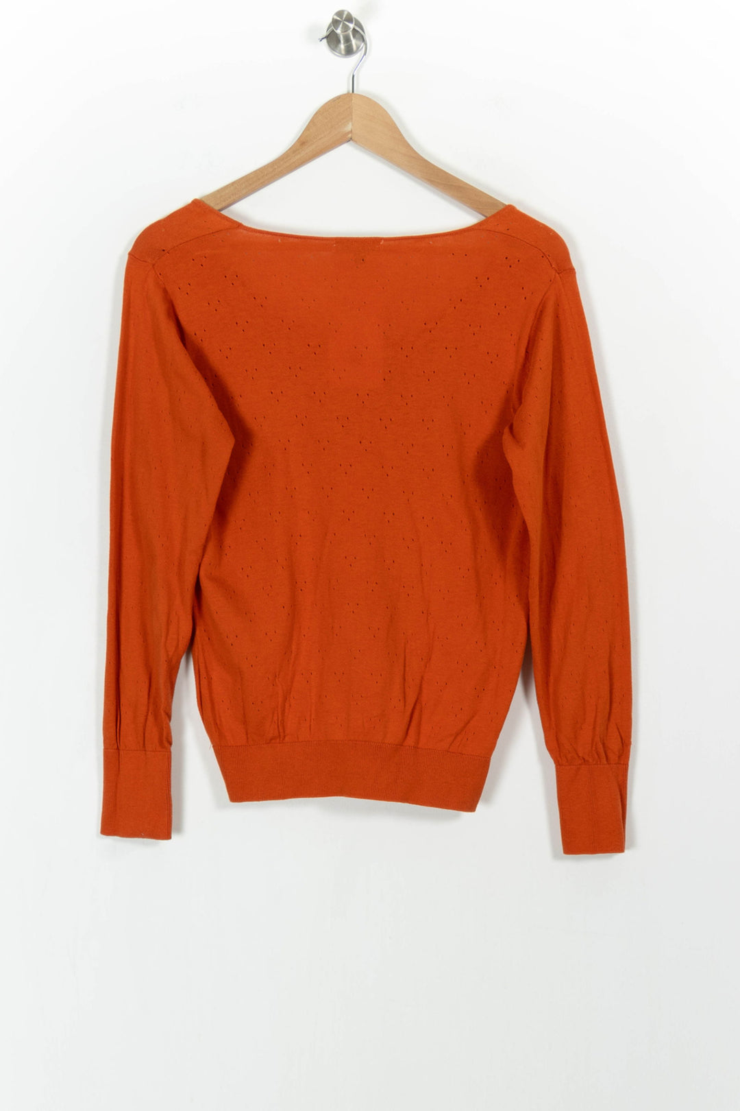 Pull Orange - Taille XS/34 de la marque Galeries Lafayette | PARAD103126 - Vendu par Paradigme - Image 4