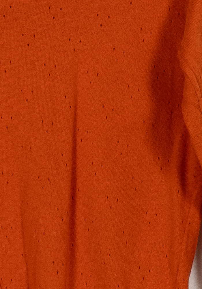 Pull Orange - Taille XS/34 de la marque Galeries Lafayette | PARAD103126 - Vendu par Paradigme - Image 3