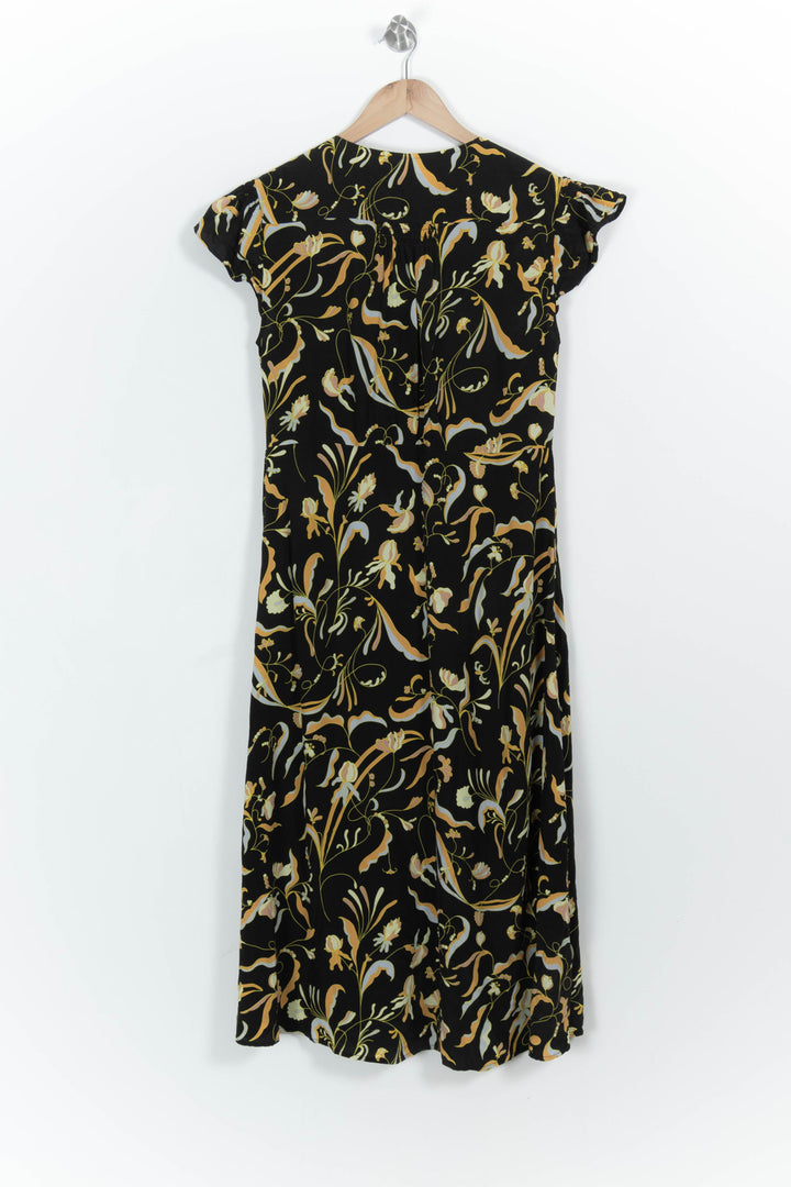 Robe Longue Noire et Jaune - Taille L/40 de la marque Comptoir des Cotonniers | PARAD103133 - Vendu par Paradigme - Image 4