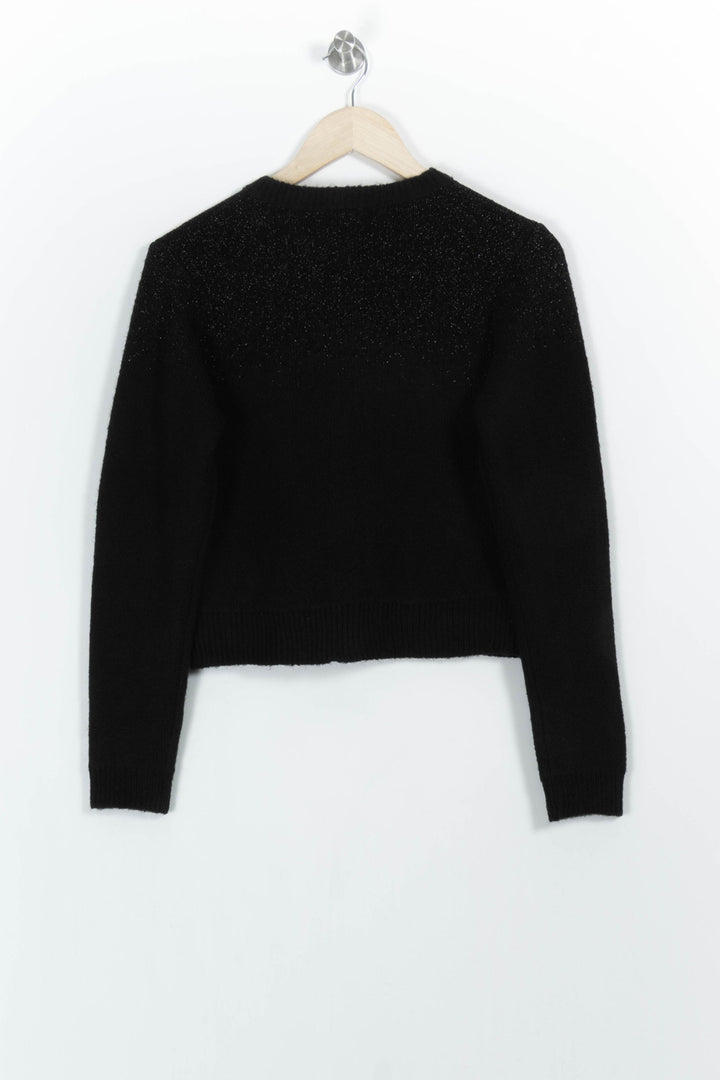 Cardigan Noir - Taille S/36 de la marque La Fée Maraboutée | PARAD103135 - Vendu par Paradigme - Image 4