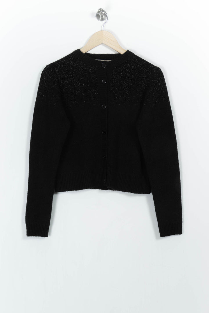 Cardigan Noir - Taille S/36 de la marque La Fée Maraboutée | PARAD103135 - Vendu par Paradigme - Image 2