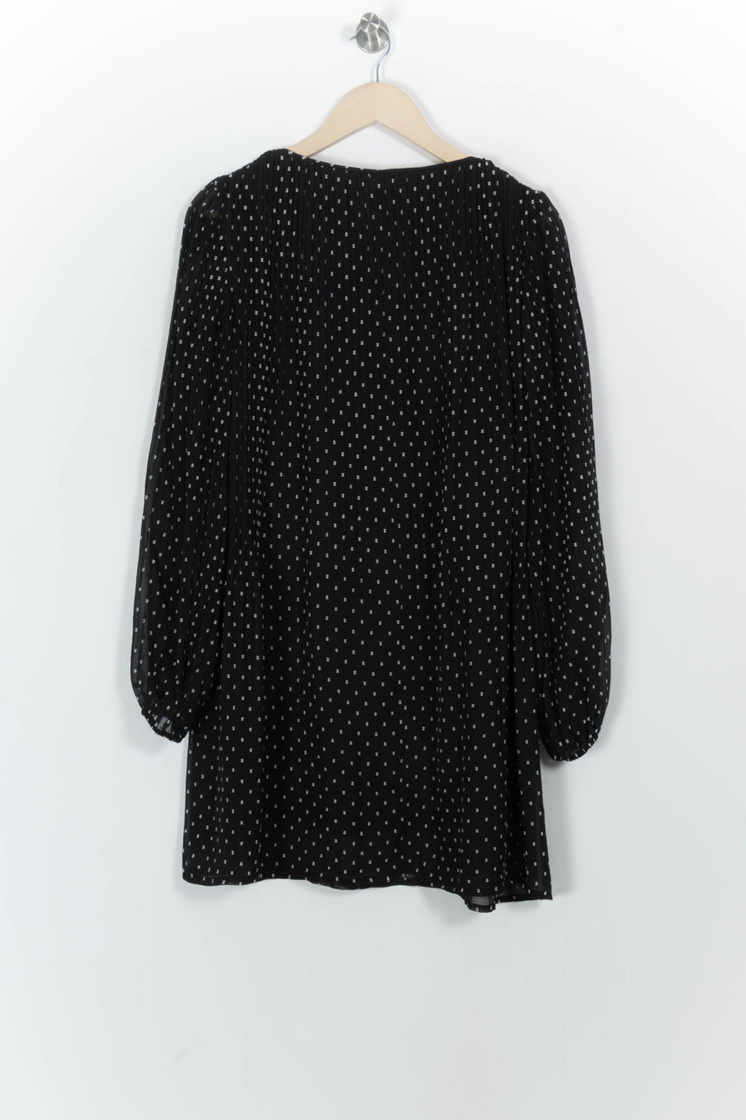 Robe Noire à Pois Blancs - Taille L/40 de la marque Maje | PARAD103138 - Vendu par Paradigme - Image 4