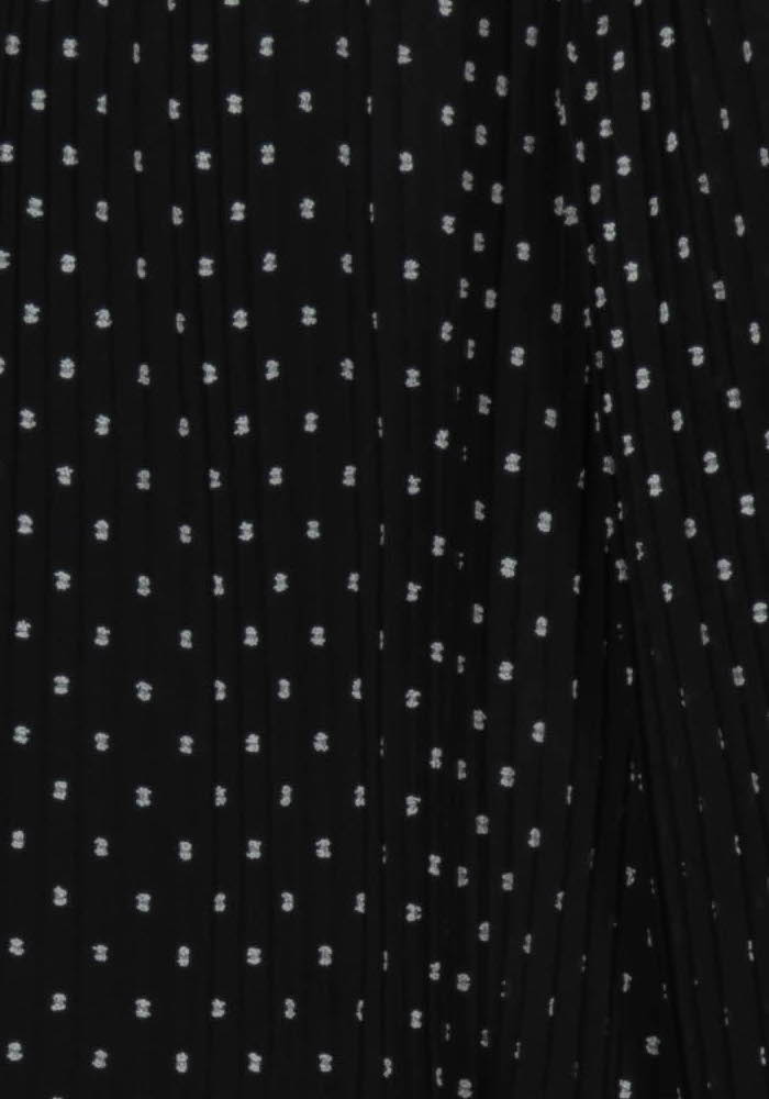 Robe Noire à Pois Blancs - Taille L/40 de la marque Maje | PARAD103138 - Vendu par Paradigme - Image 3