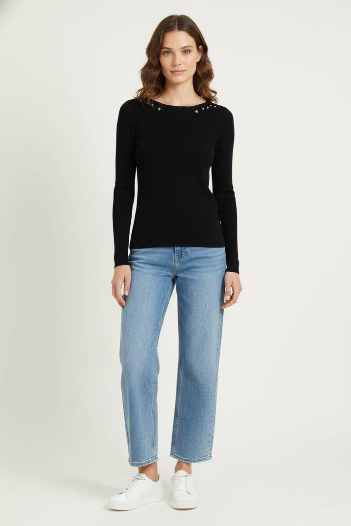 Pull Noir - Taille M/38 de la marque Sandro | PARAD103139 - Vendu par Paradigme - Image 1