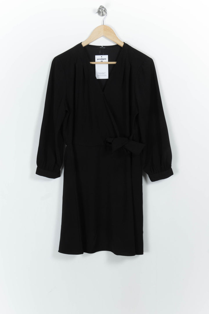 Robe Portefeuille Noire - Taille L/40 de la marque One Step | PARAD103140 - Vendu par Paradigme - Image 2