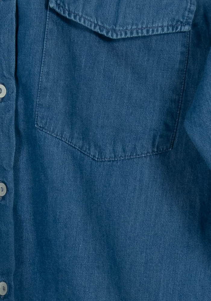 Chemise en Jean Bleue - Taille S/36 de la marque Aigle | PARAD103142 - Vendu par Paradigme - Image 3