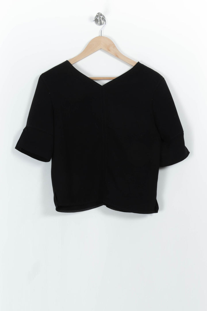 Blouse Noire - Taille S/36 de la marque Sandro | PARAD103143 - Vendu par Paradigme - Image 4