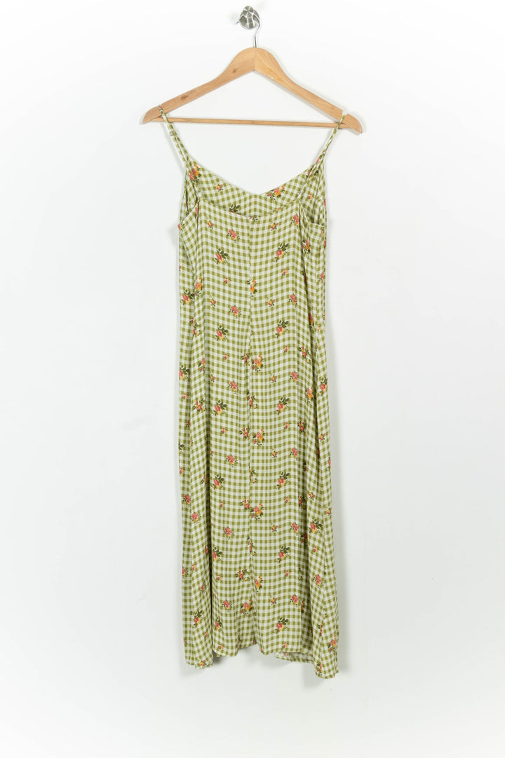 Robe Longue Verte et Blanche - Taille XL/42 de la marque Reformation | PARAD103148 - Vendu par Paradigme - Image 4