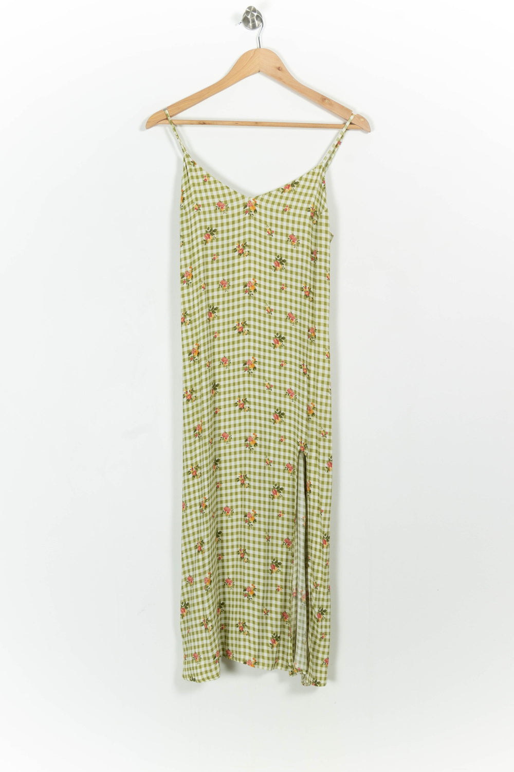 Robe Longue Verte et Blanche - Taille XL/42 de la marque Reformation | PARAD103148 - Vendu par Paradigme - Image 2