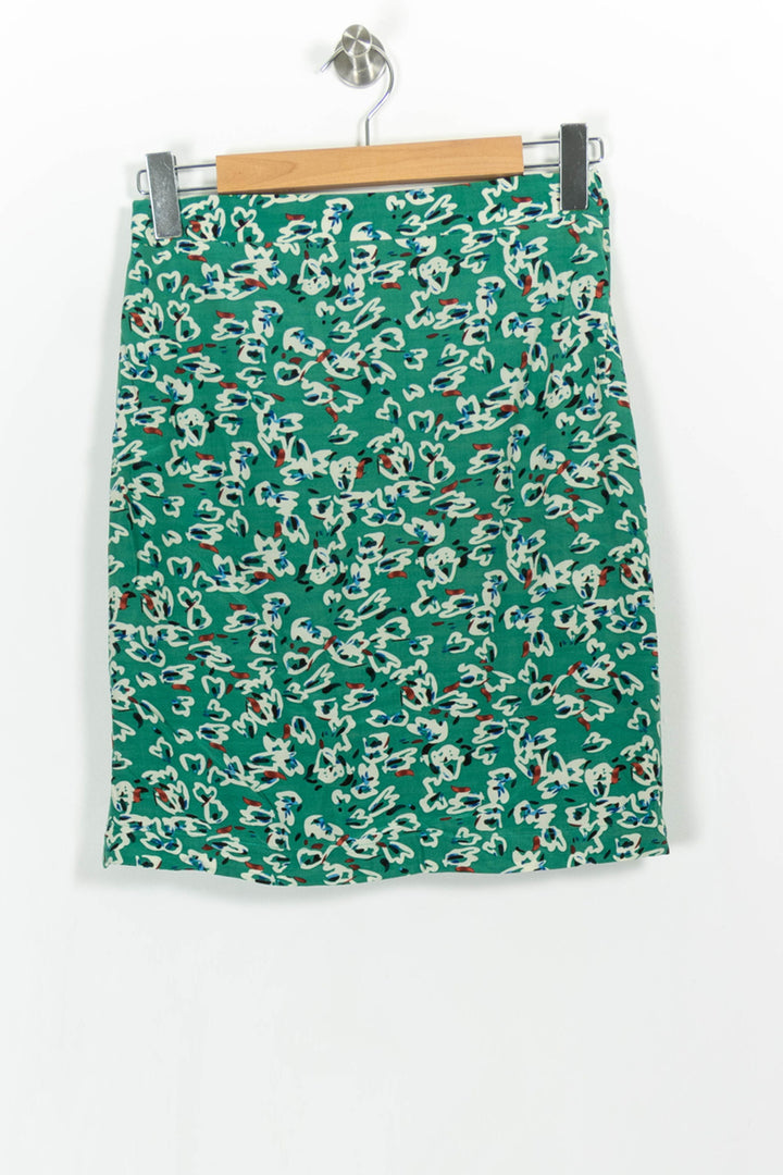 Jupe Drapée Verte - Taille S/36 de la marque Suncoo | PARAD103152 - Vendu par Paradigme - Image 4