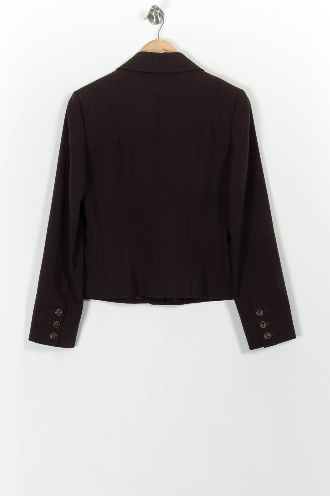 Blazer Marron - Taille M/38 de la marque Caroll | PARAD103153 - Vendu par Paradigme - Image 4